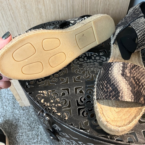 VINCE Snake Leather Espadrilles - Picture 5 of 5